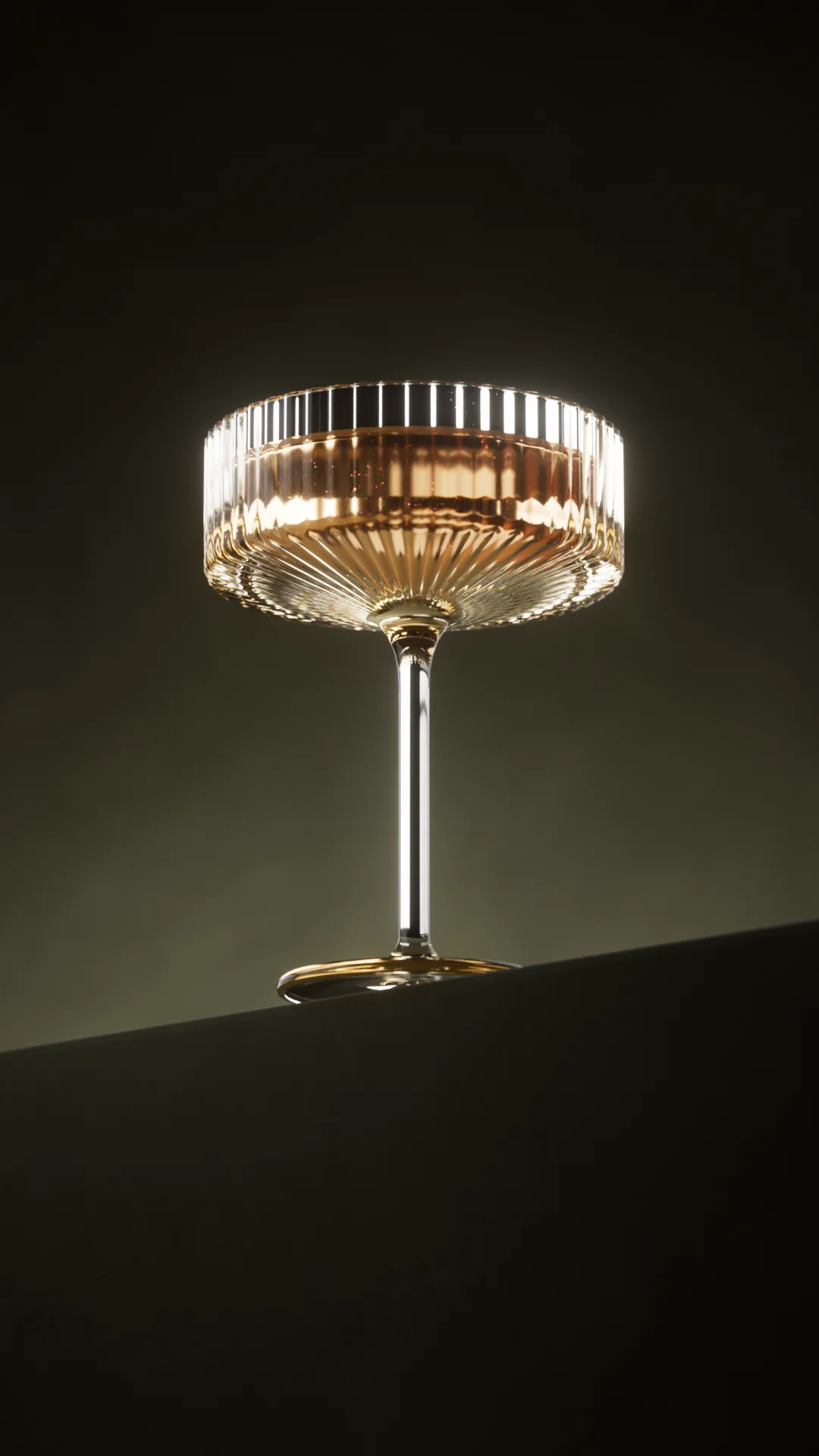 Whiskey glass — a moody beverage lighting study — 2 of 3